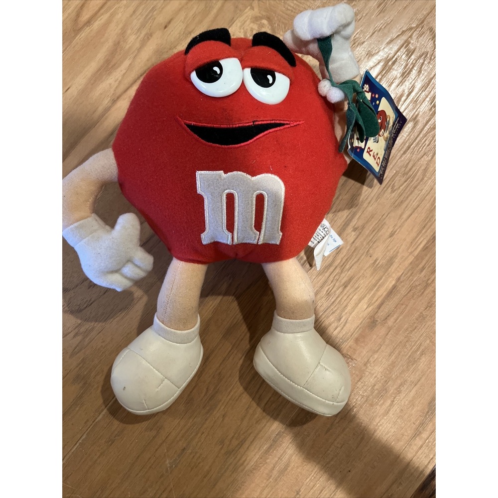 2001 Nanco M&M’s Novelty Promotional - Red Plush Doll NWT